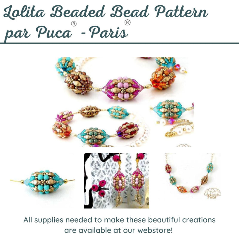 Lolita Beaded Bead, Pattern par Puca - The Argus Collection