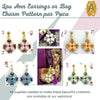 Lou Ann Earrings Pattern par Puca - The Argus Collection