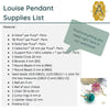 Louise Pendant, Pattern par Puca - The Argus Collection