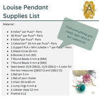 Louise Pendant, Pattern par Puca - The Argus Collection