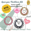 Love You  par Puca Necklace Kits