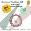 Love You  par Puca Necklace Kits