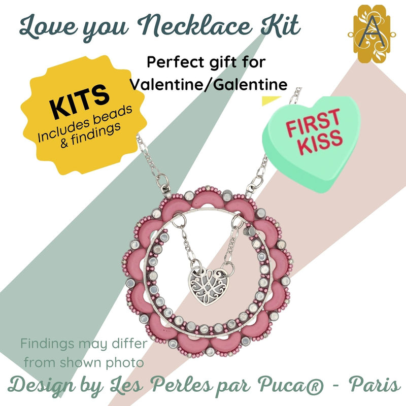 Love You par Puca Necklace Kits - The Argus Collection