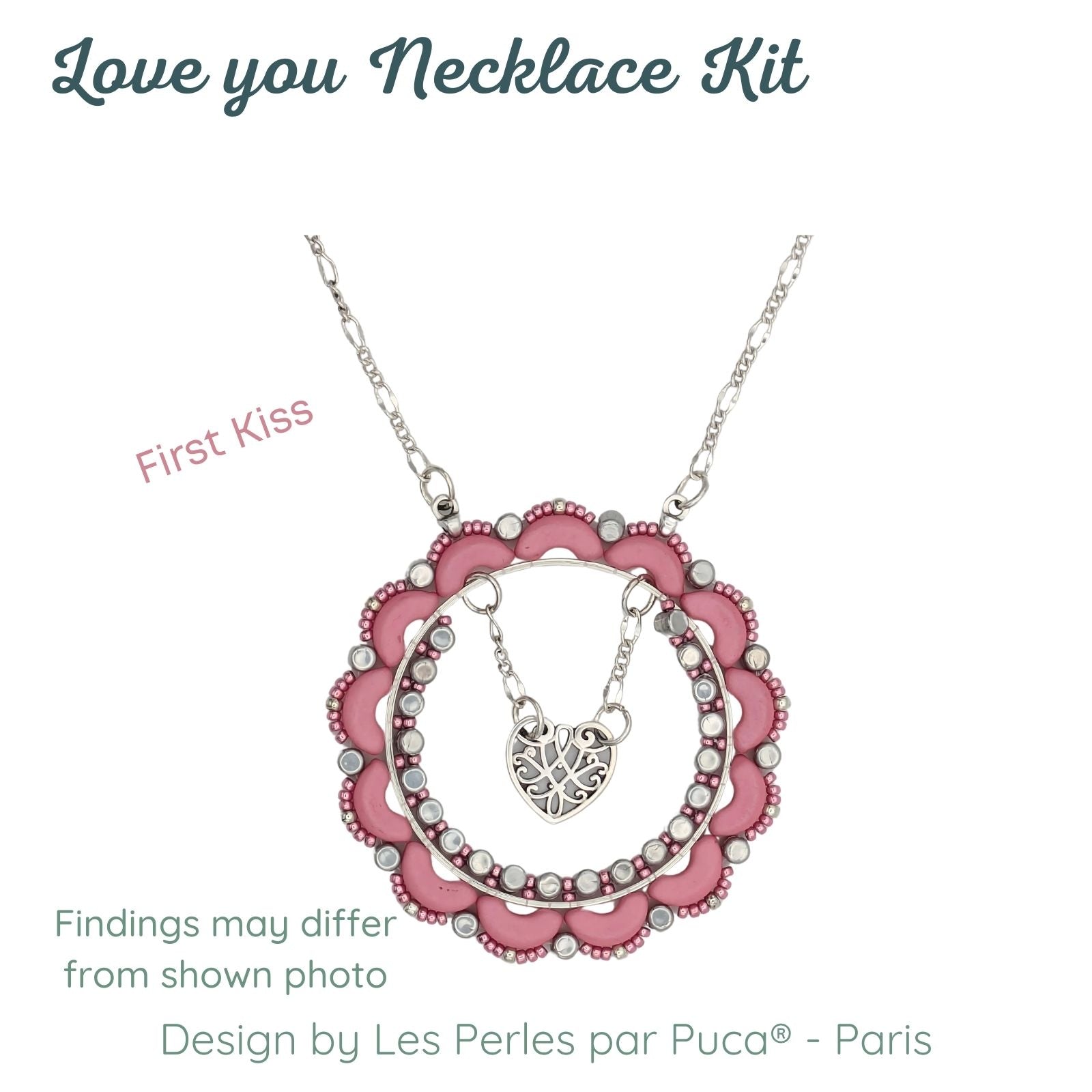 Love You  par Puca Necklace Kits