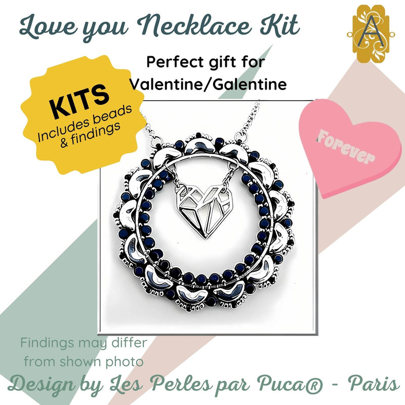 Love You par Puca Necklace Kits - The Argus Collection