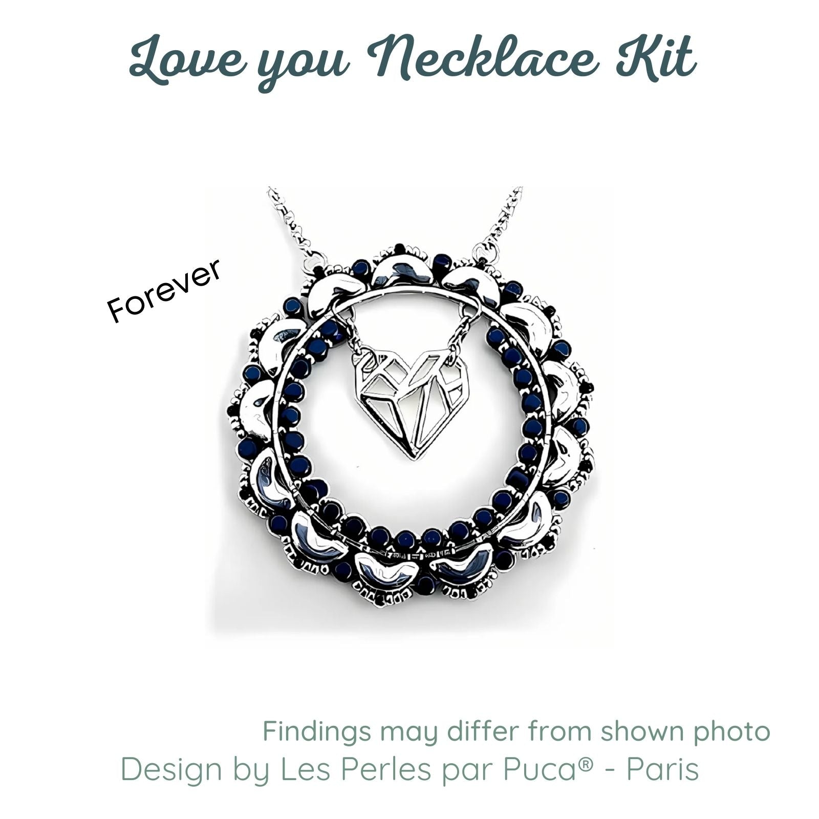 Love You  par Puca Necklace Kits