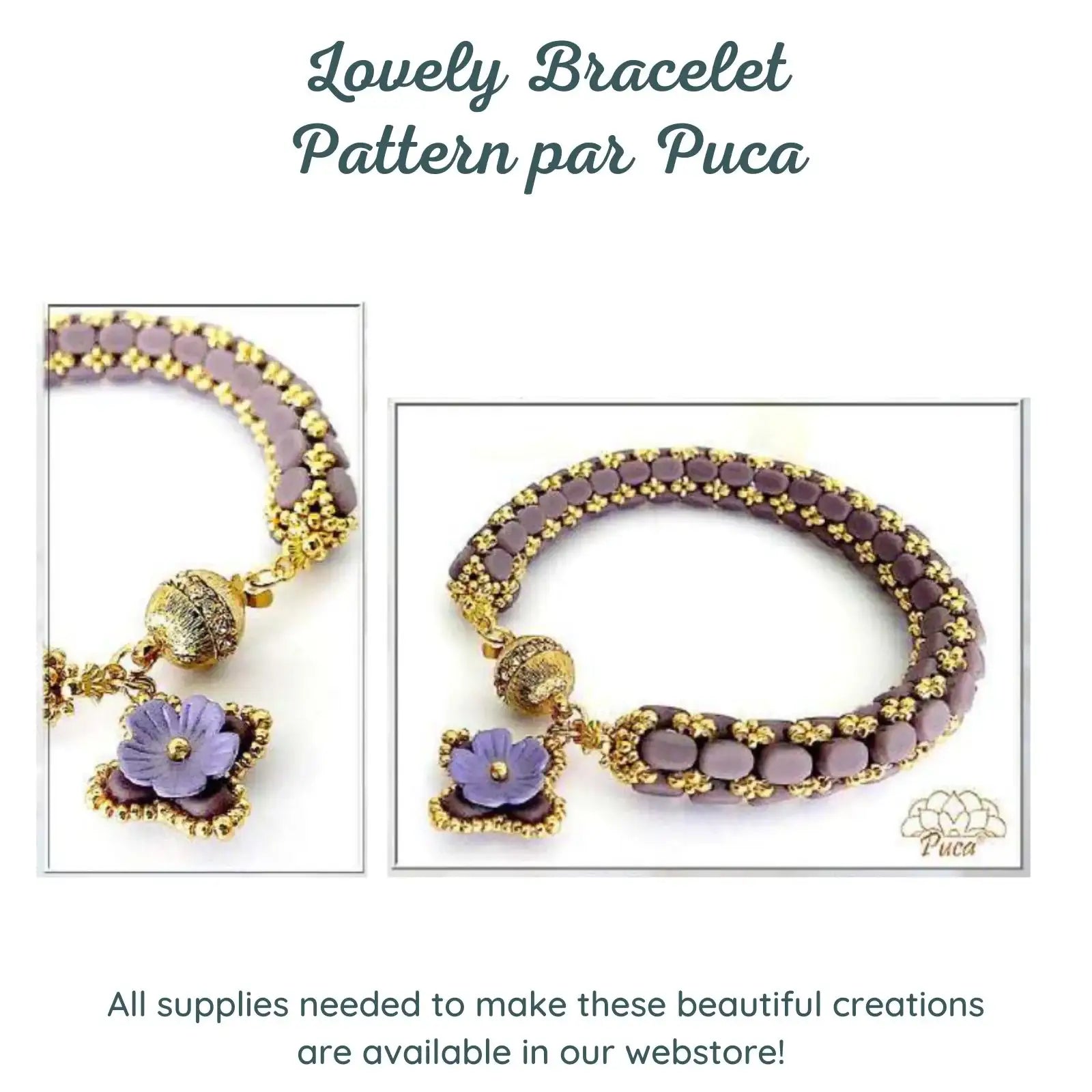 Lovely Bracelet Pattern par Puca