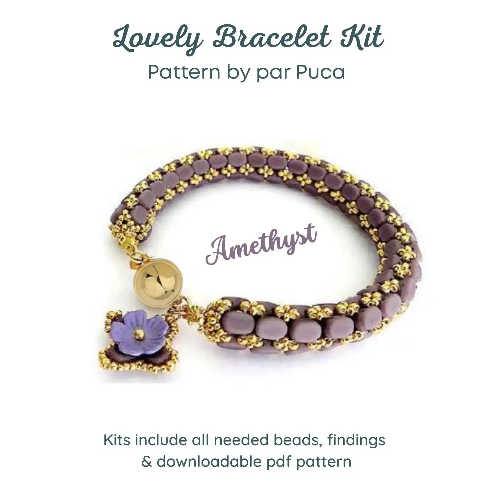 LovelyBraceletKitAmethyst - The Argus Collection