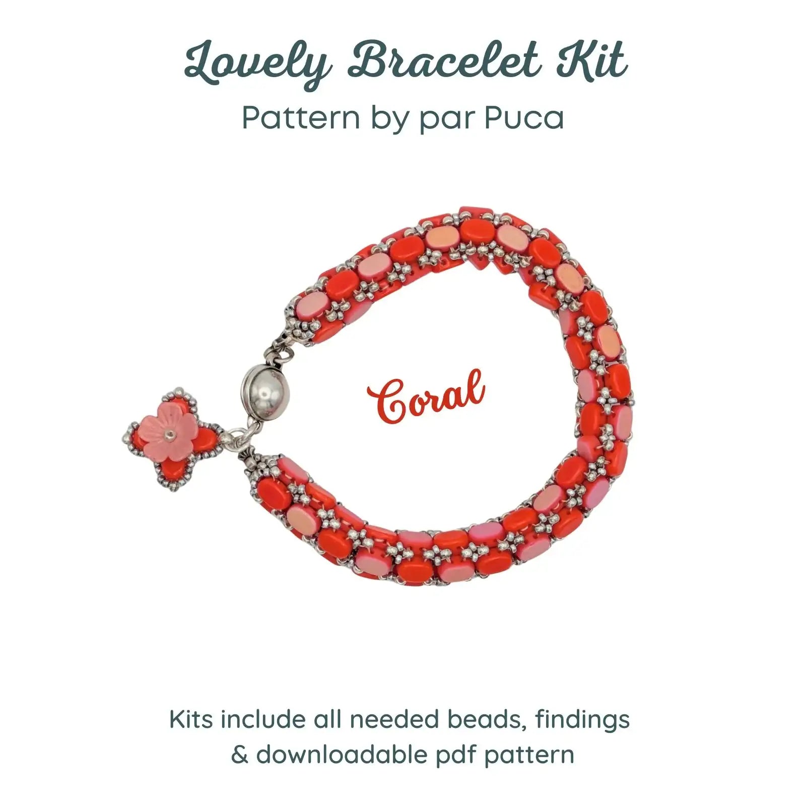 LovelyBraceletKitCoral - The Argus Collection