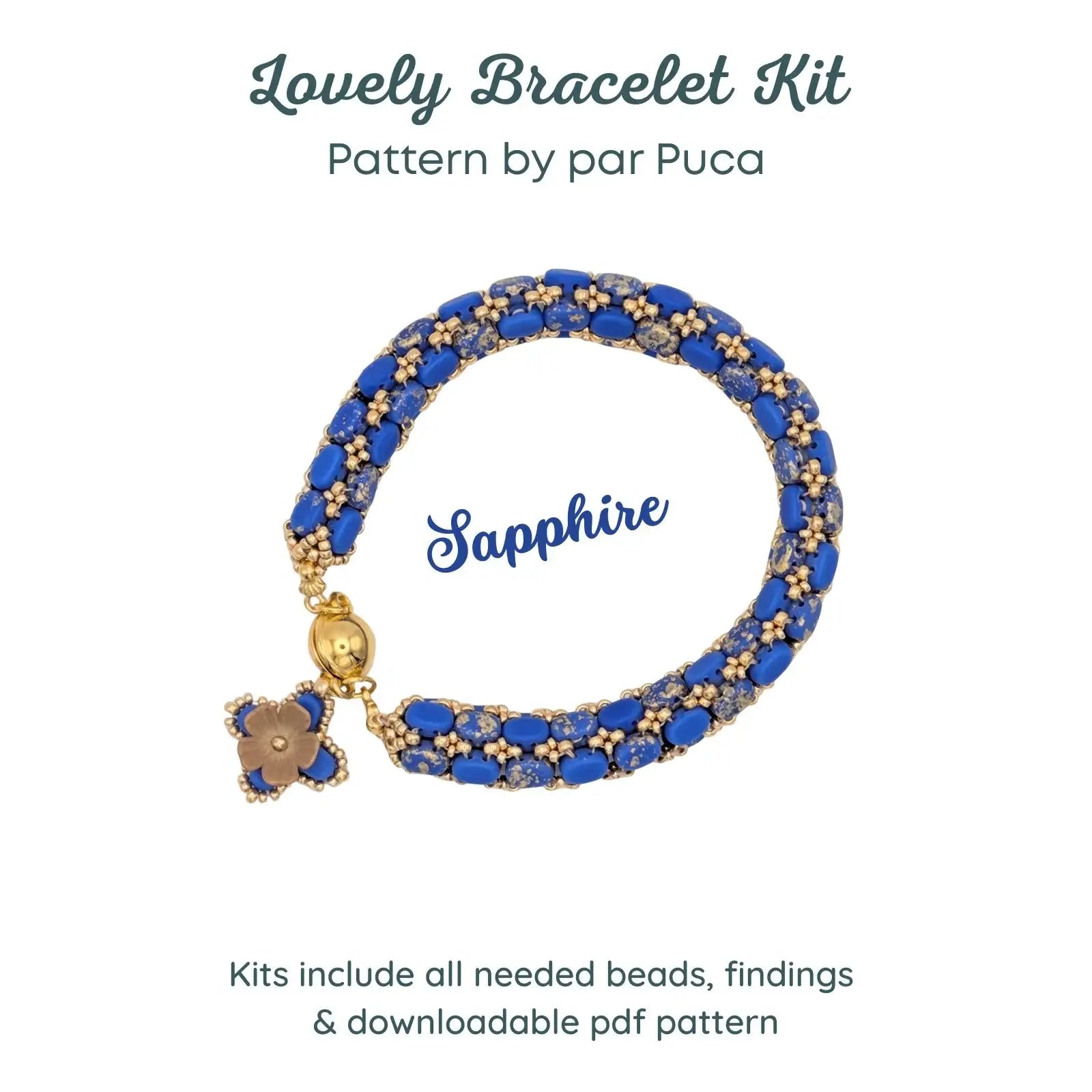 LovelyBraceletKitSapphire - The Argus Collection