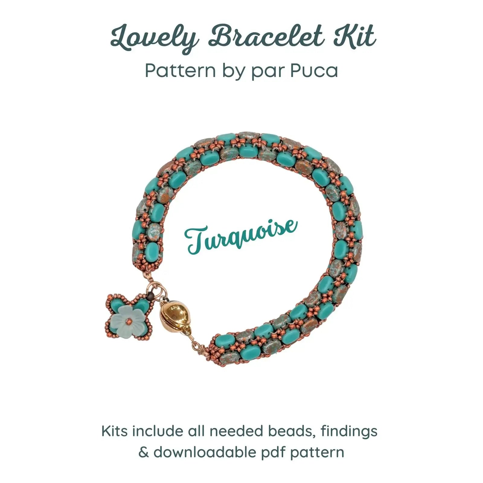 LovelyBraceletKitTurquoise - The Argus Collection