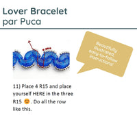 Lover Bracelet Pattern par Puca