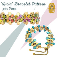 Lucia Bracelet Pattern par Puca - The Argus Collection