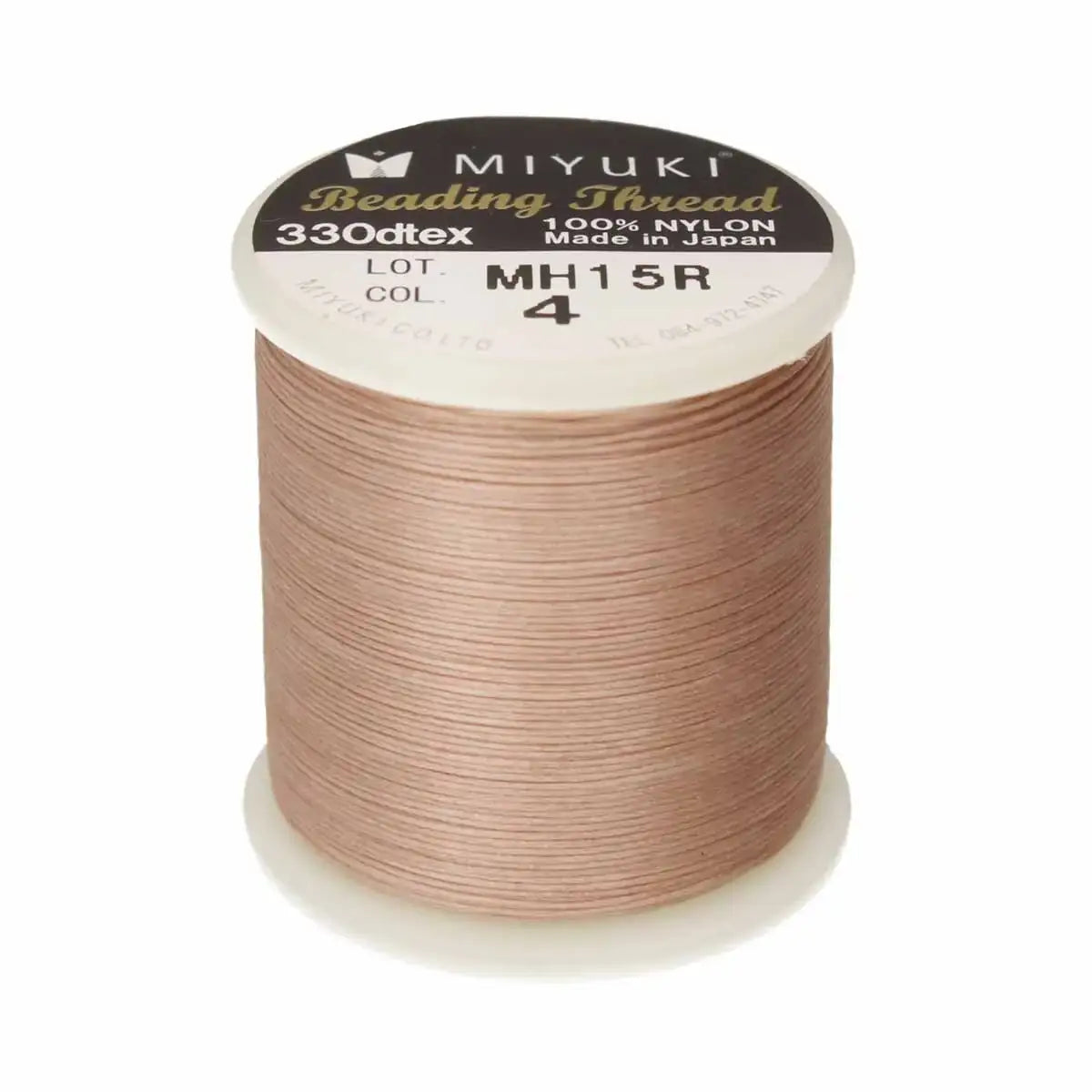 Miyuki Beading Thread, 55 Yards, Blush - The Argus Collection