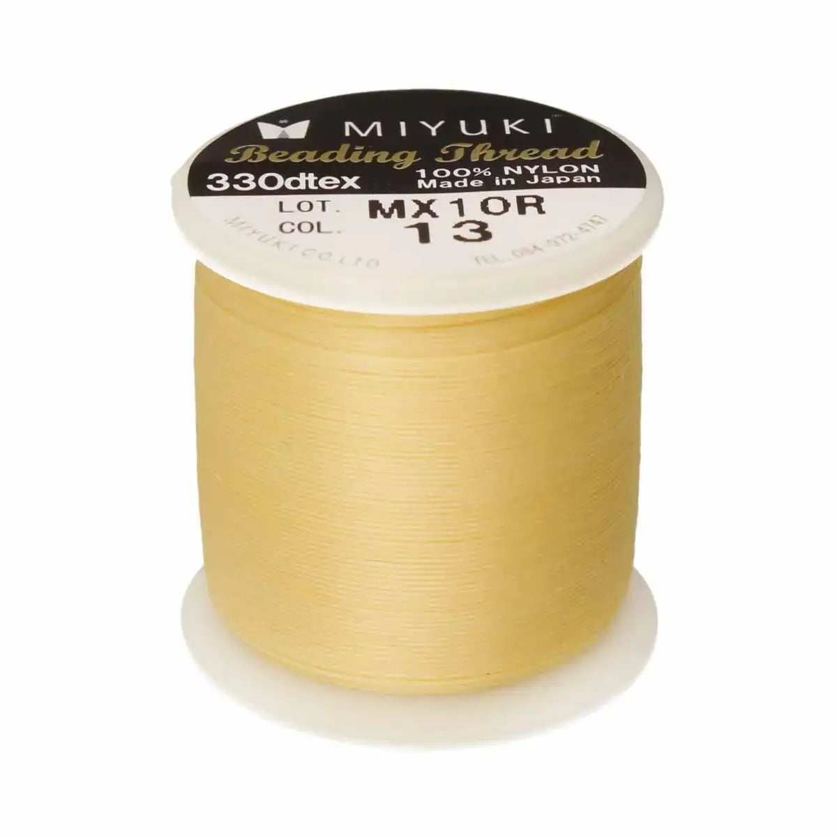 Miyuki Beading Thread, 55 Yards, Yellow - The Argus Collection