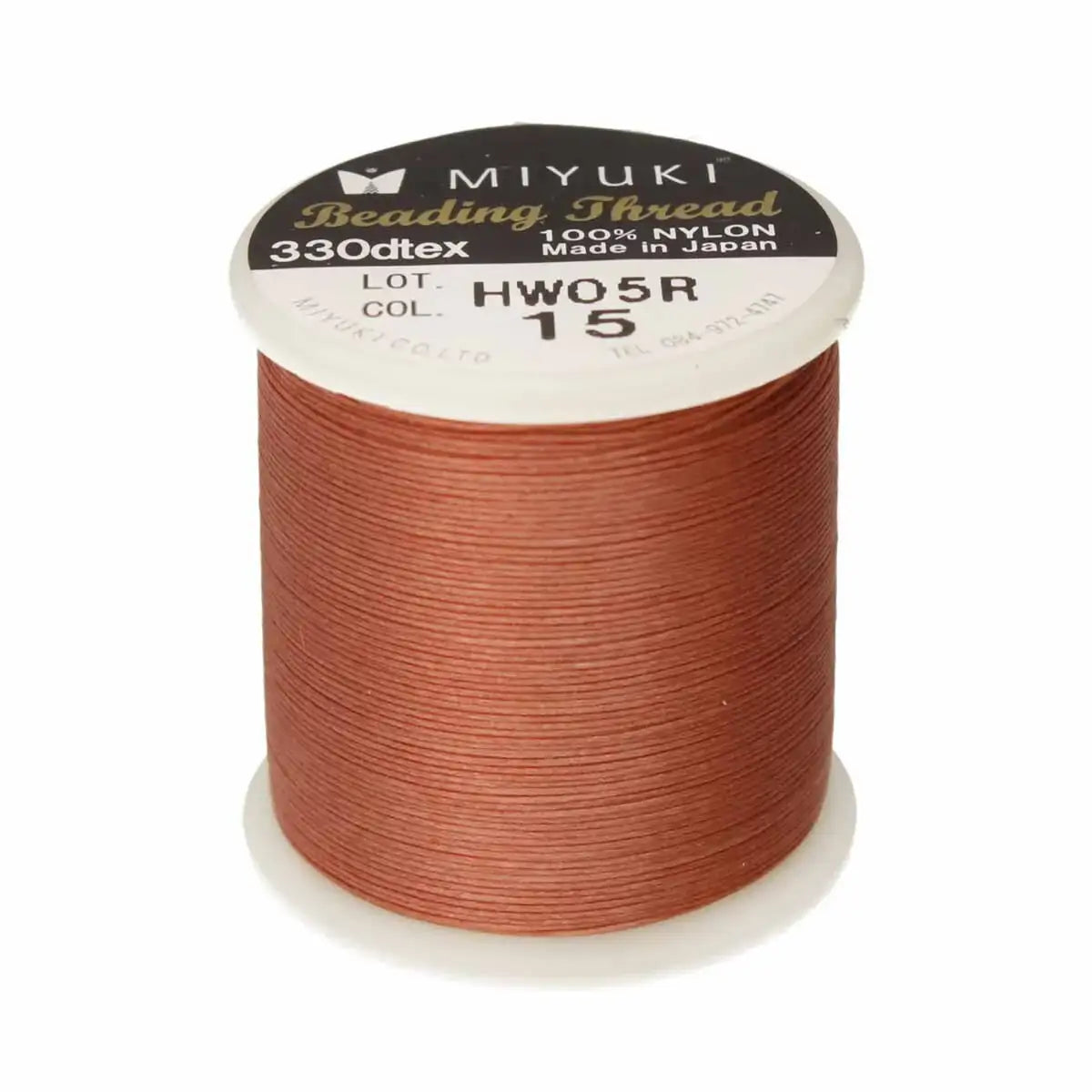 Miyuki Beading Thread, 55 Yards, Nutmeg - The Argus Collection