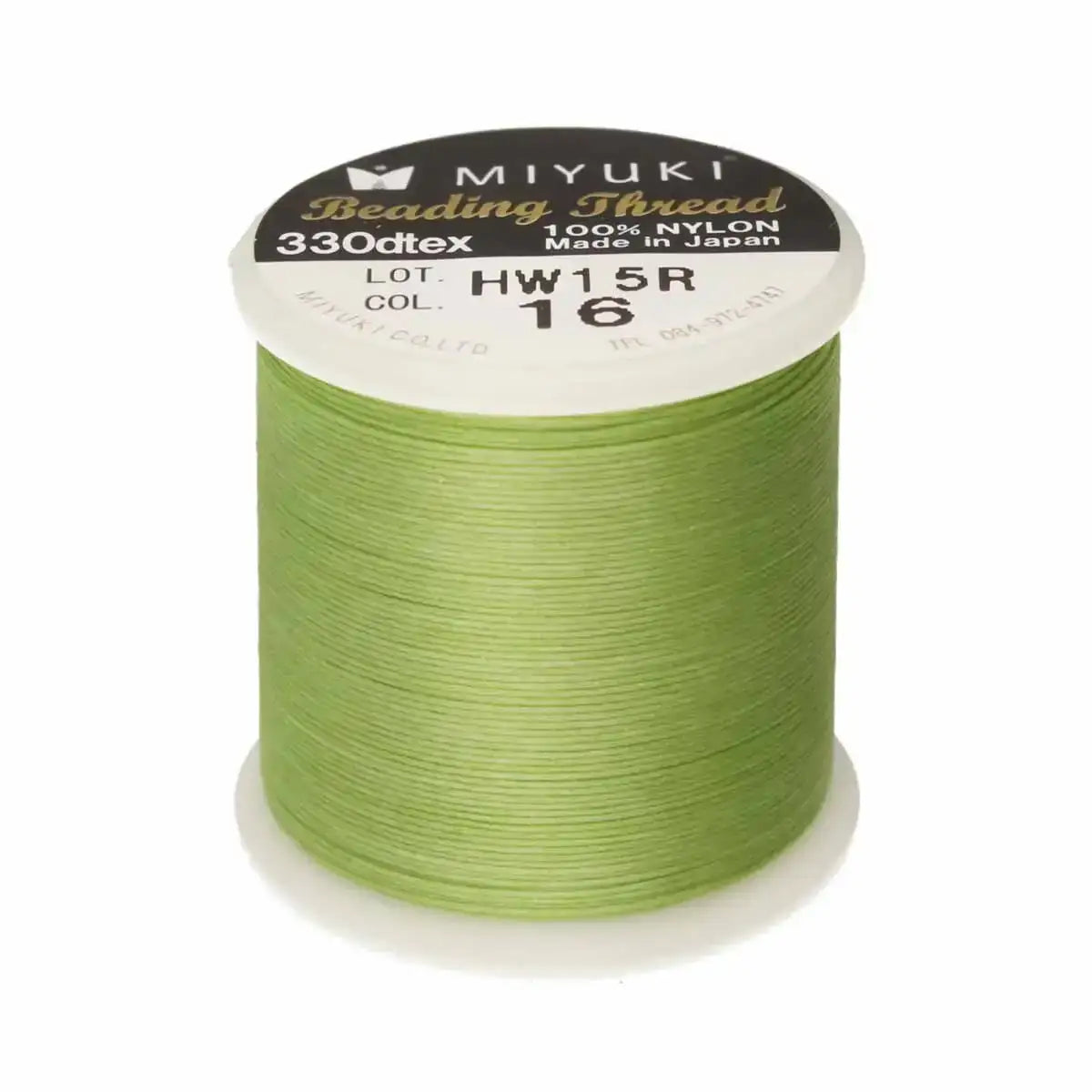 Miyuki Beading Thread, 55 Yards, Peridot - The Argus Collection