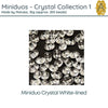 Miniduo Beads, 10g., Crystal Collection #1, 4 Finishes - The Argus Collection