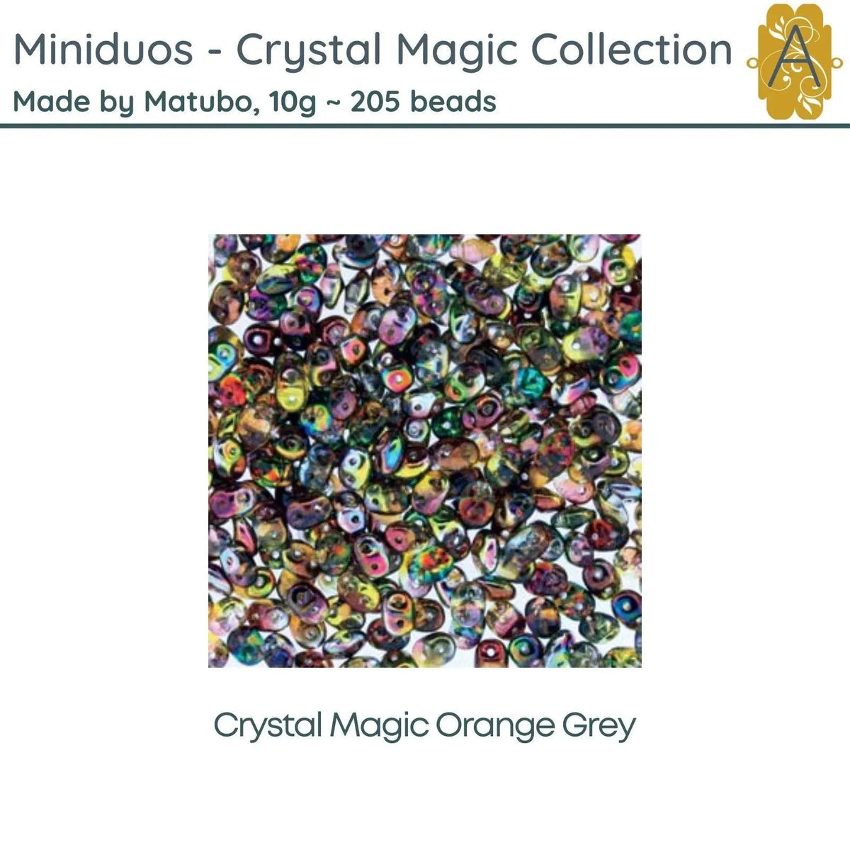 Miniduo Beads, 10g, Magic Collection, 7 Colors - The Argus Collection