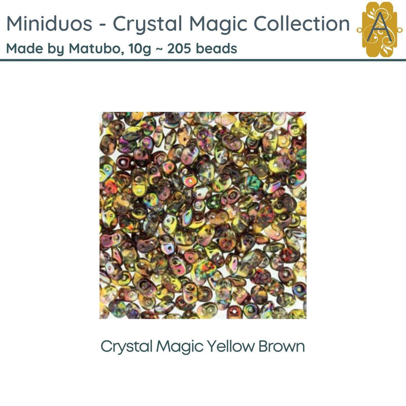 Miniduo Beads, 10g, Magic Collection, 7 Colors - The Argus Collection