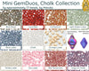 NEED SEPERATE LUSTER COLLECTION -Mini Gemduo Beads, 5g., Chalk & Luster Collection, 11 Colors - The Argus Collection