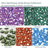 Mini Gemduo Beads, 5g., Gold Shine Collection, 5 Colors - The Argus Collection