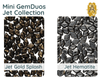 Mini Gemduos Beads, Jet Collection, 7 Finishes - The Argus Collection