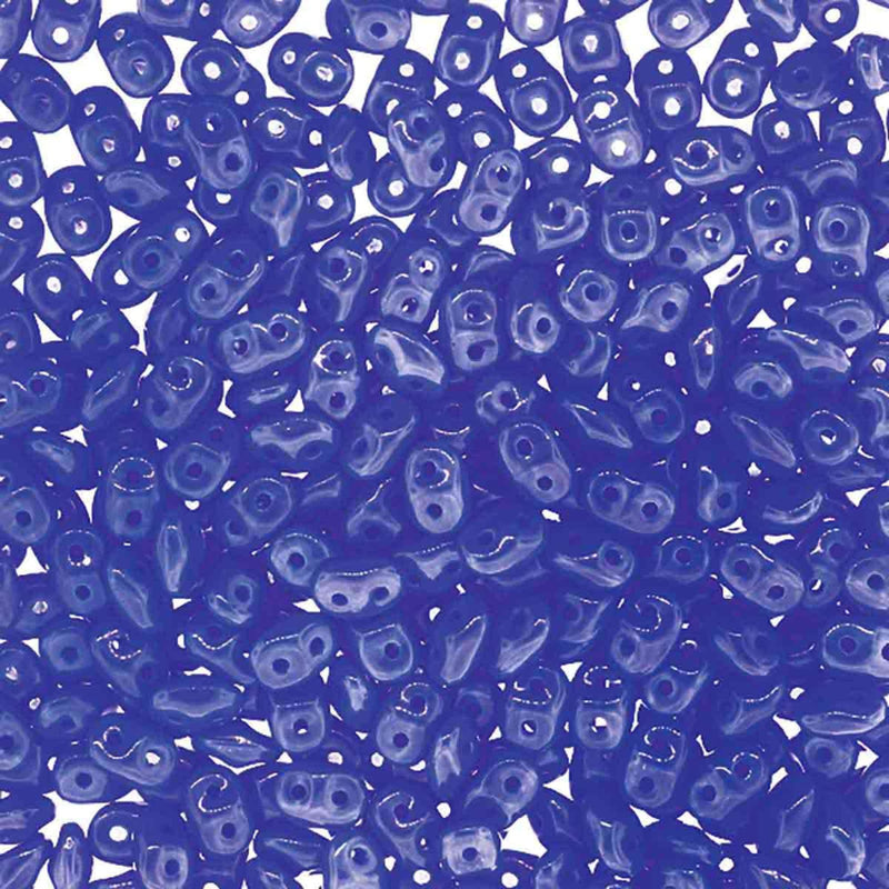 MIniduo Beads, Opaque Blue