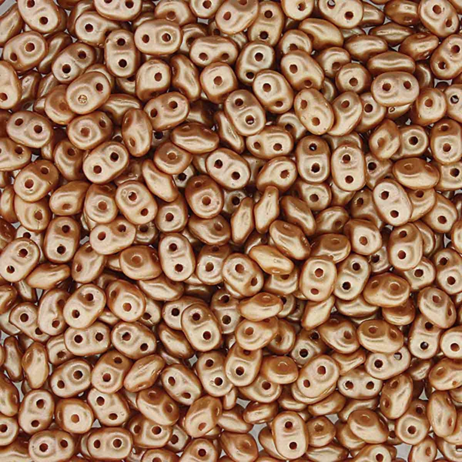 MIniduo Beads, Pastel Amber