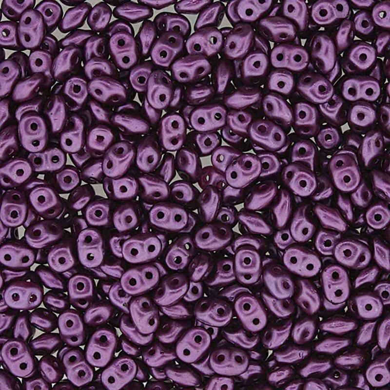 MIniduo Beads, Pastel Bordeaux