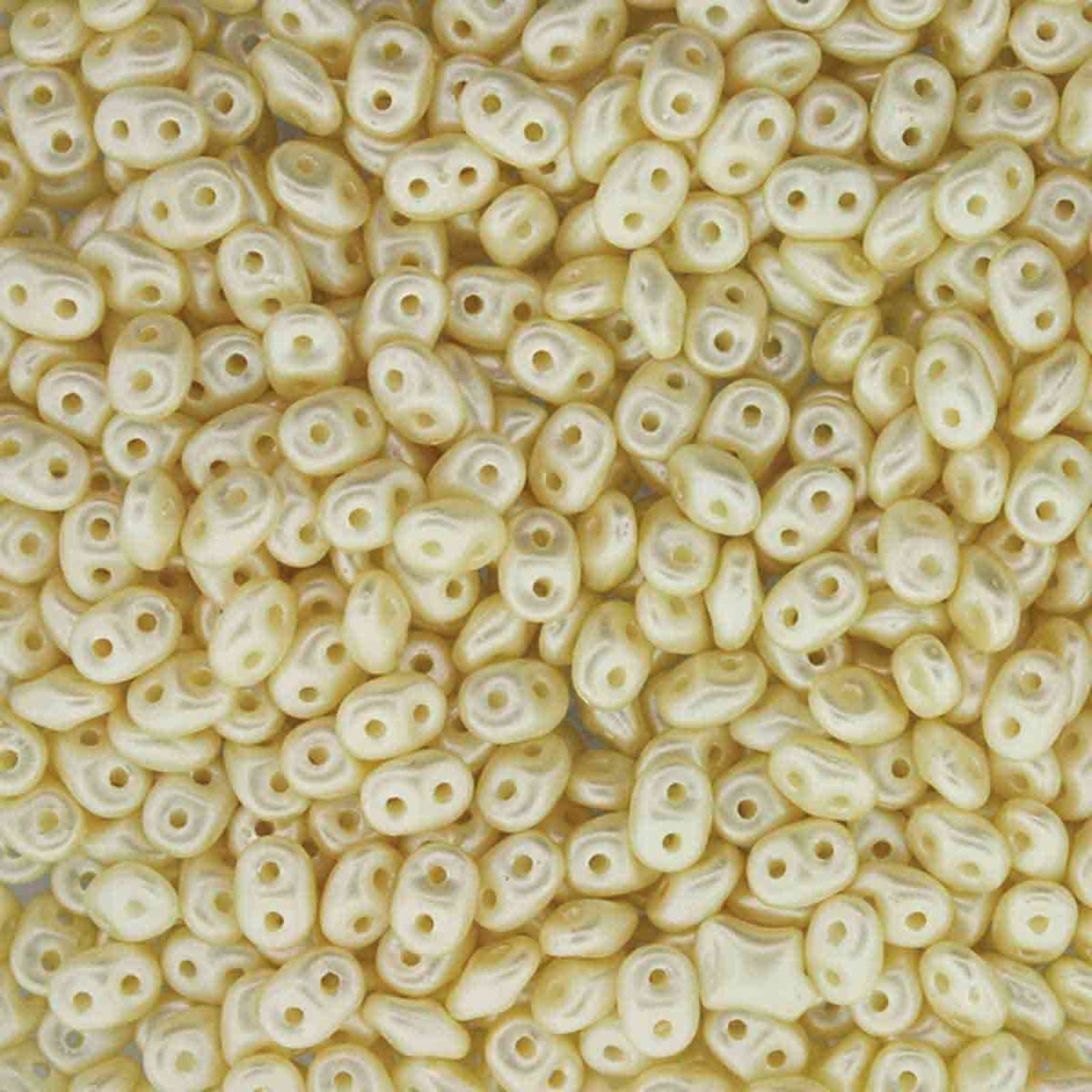 MIniduo Beads, Pastel Cream