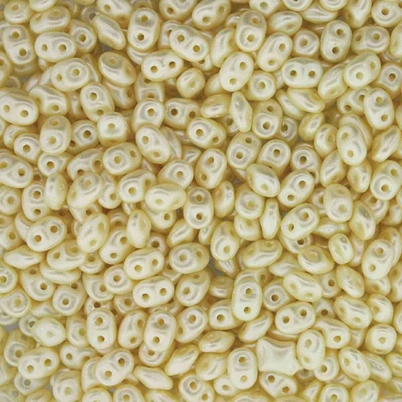 MIniduo Beads, Pastel Cream