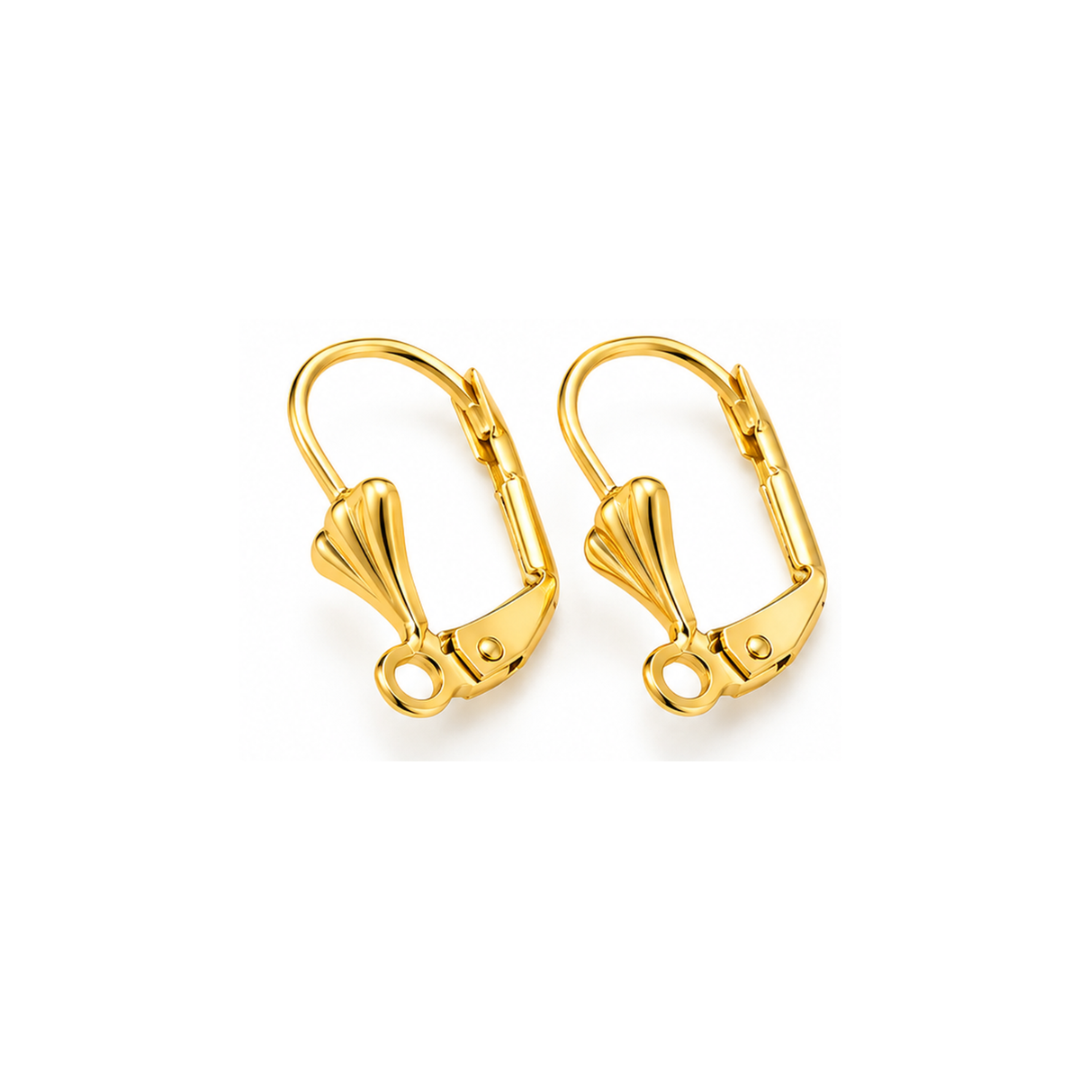 MONACO10Earwires-Gold - The Argus Collection