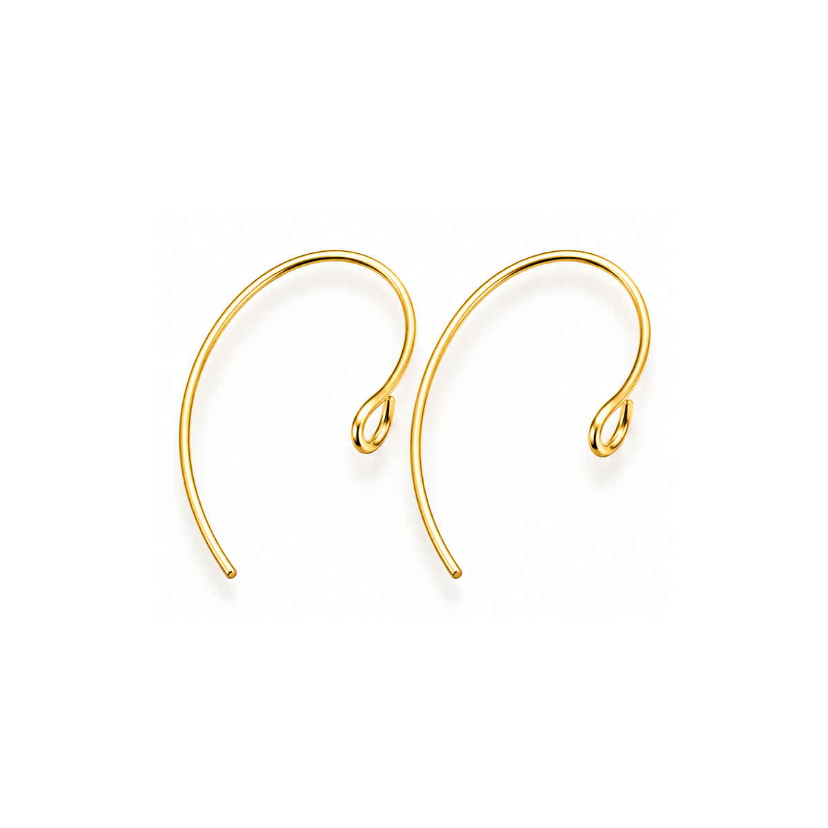 MONACO3Earwires-Gold - The Argus Collection