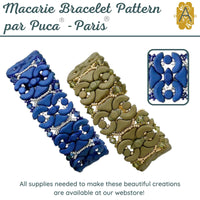 Macarie Bracelet Pattern par Puca - The Argus Collection