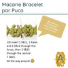Macarie Bracelet Pattern par Puca - The Argus Collection