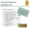 Macarie Bracelet Pattern par Puca - The Argus Collection