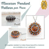 Macaron Pendant Pattern par Puca - The Argus Collection