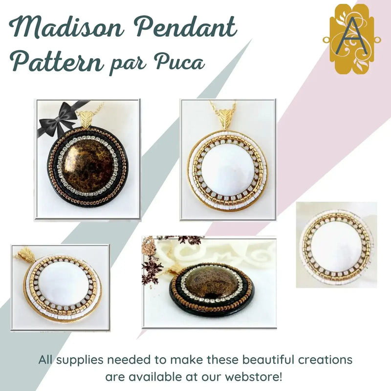 Madison Pendant Pattern par Puca - The Argus Collection