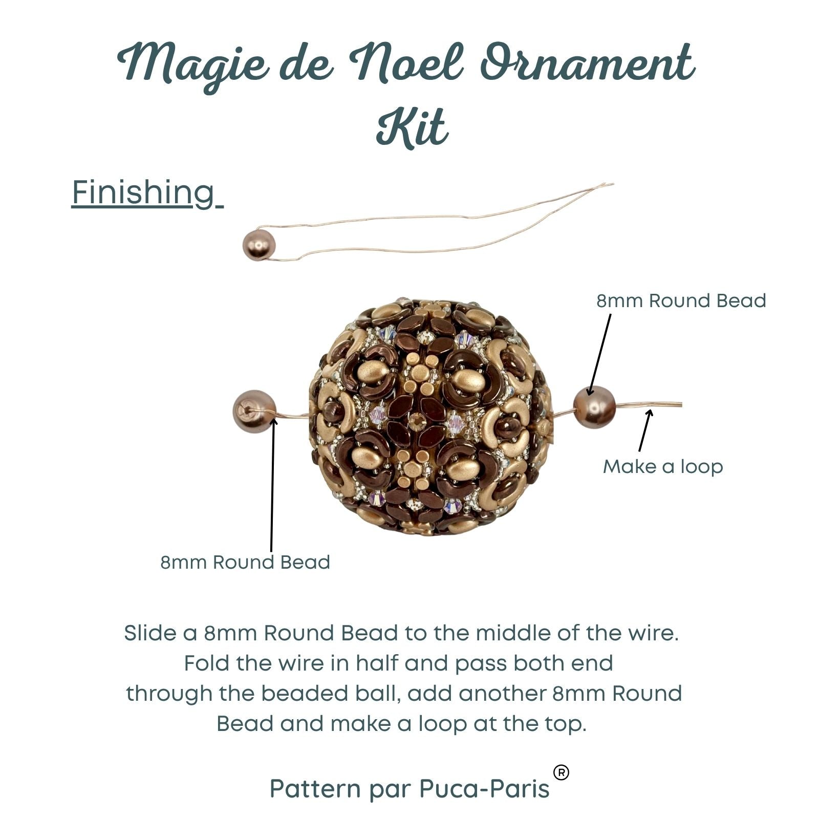 Magie de Noel Ornament Bead Kit