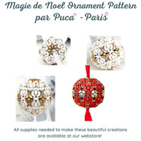 Magie de Noel Ornament Pattern Par Puca