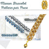 Manon Bracelet Pattern par Puca - The Argus Collection