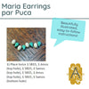 Maria Earrings Pattern par Puca - The Argus Collection