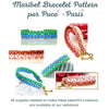Colorful bracelets with gold accents displayed on a white background, featuring the brand 'Puca'.