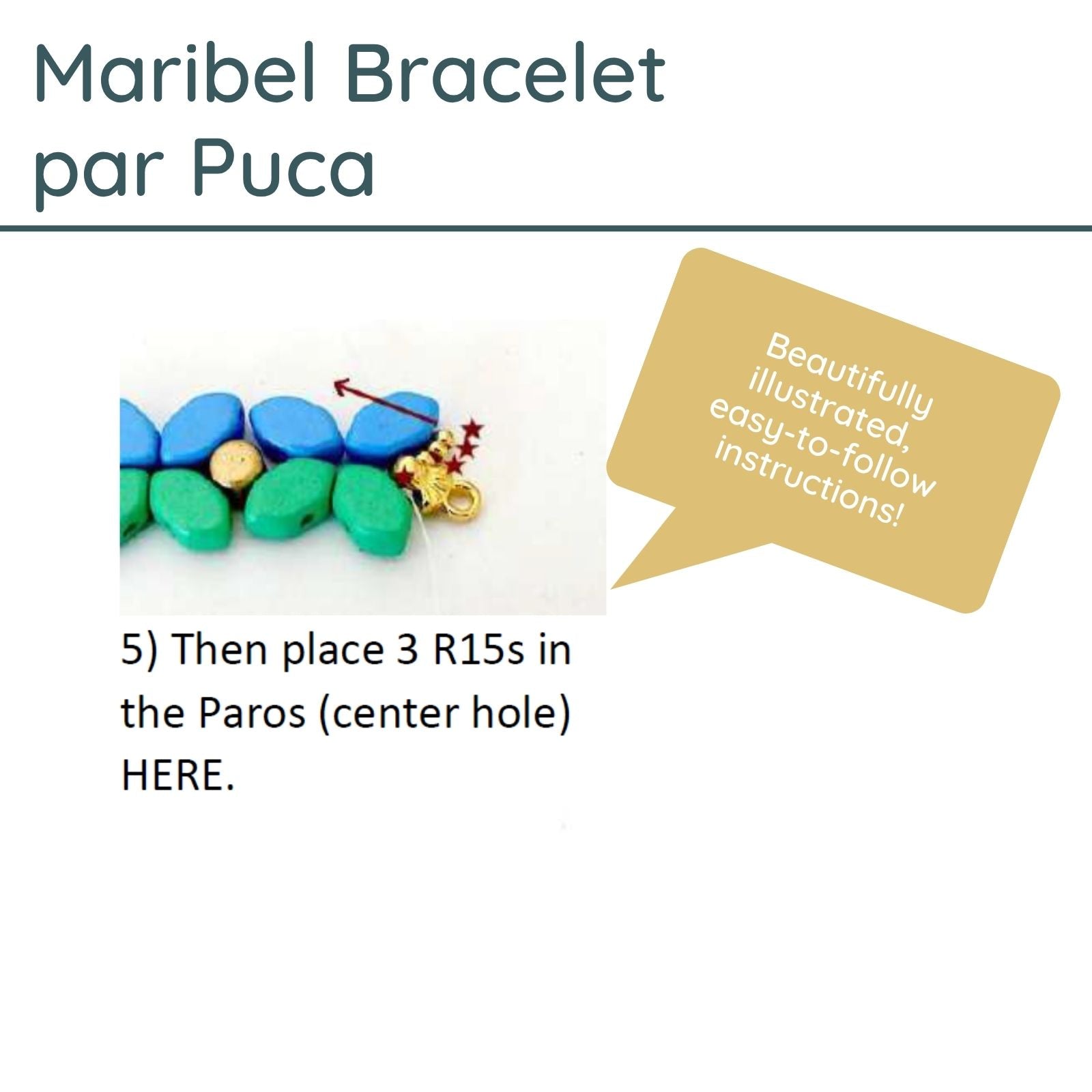 Maribel Bracelet Pattern Par Puca