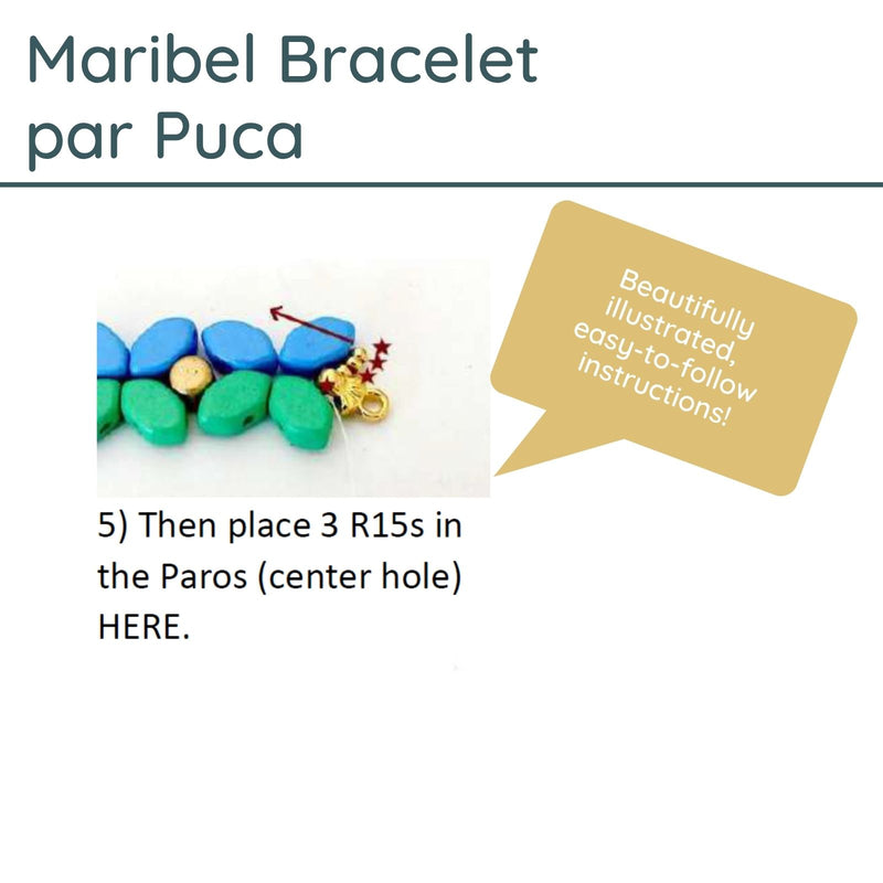 Maribel Bracelet Pattern Par Puca