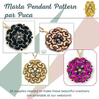 Marta Pendant Pattern par Puca - The Argus Collection