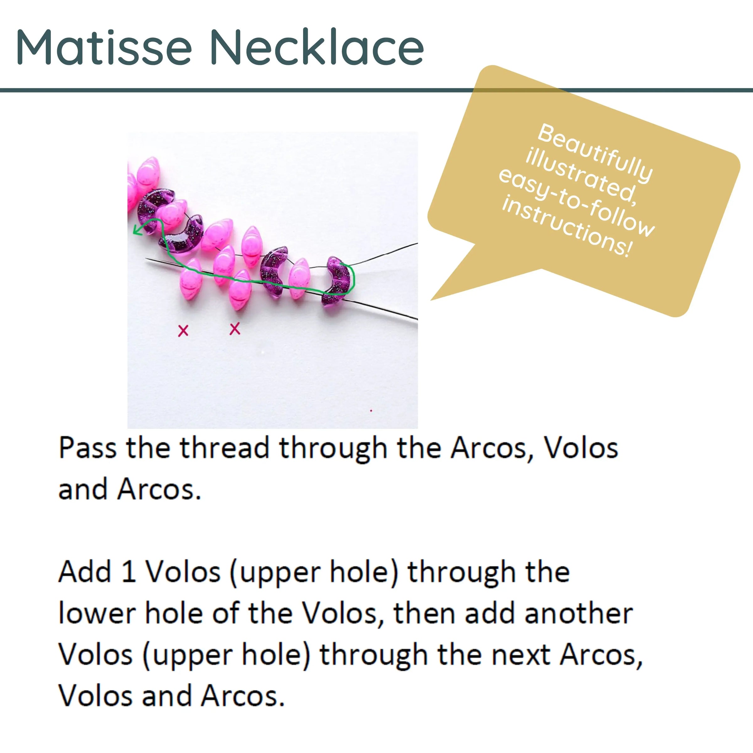 MatisseNecklaceInstructions - The Argus Collection