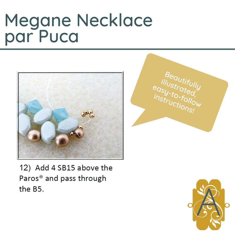 Megane Necklace Pattern par Puca - The Argus Collection