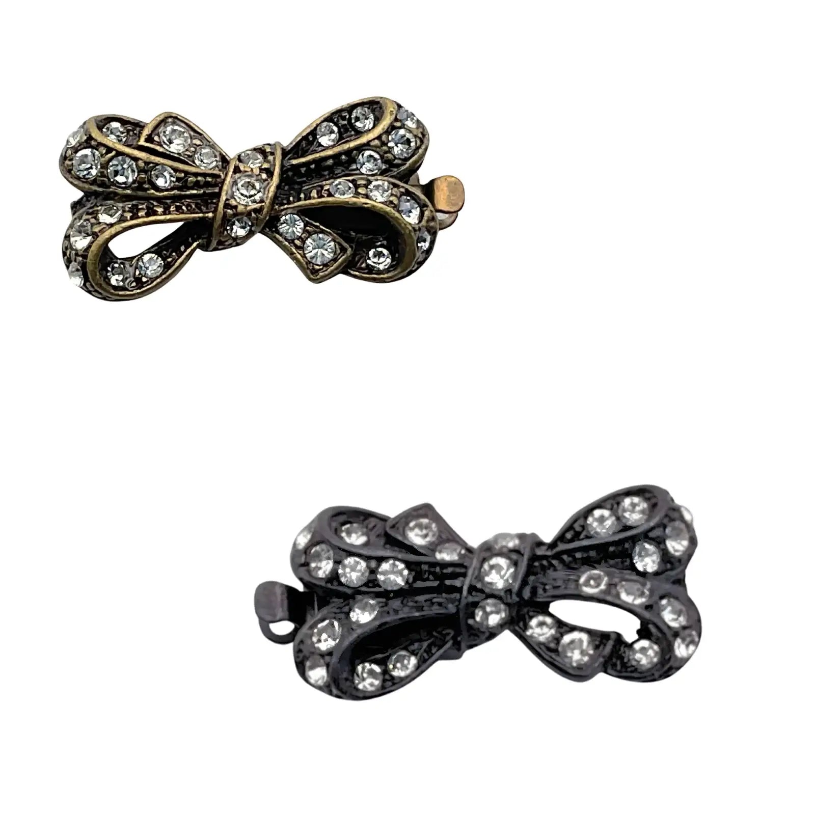 Claspgarten Merry Bow, 1-strand box clasp, 2 Finishes - The Argus Collection